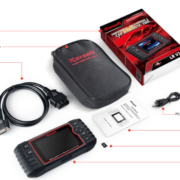 Скенер за диагностика LR V3.0 за LandRover / Jaguar, iCarsoft